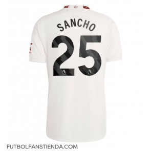 Manchester United Jadon Sancho #25 Tercera Equipación 2023-24 Manga Corta